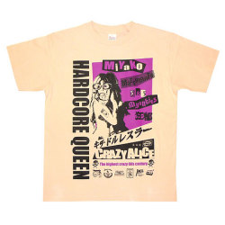 松本都選手Tシャツ2ライトピンクフロント